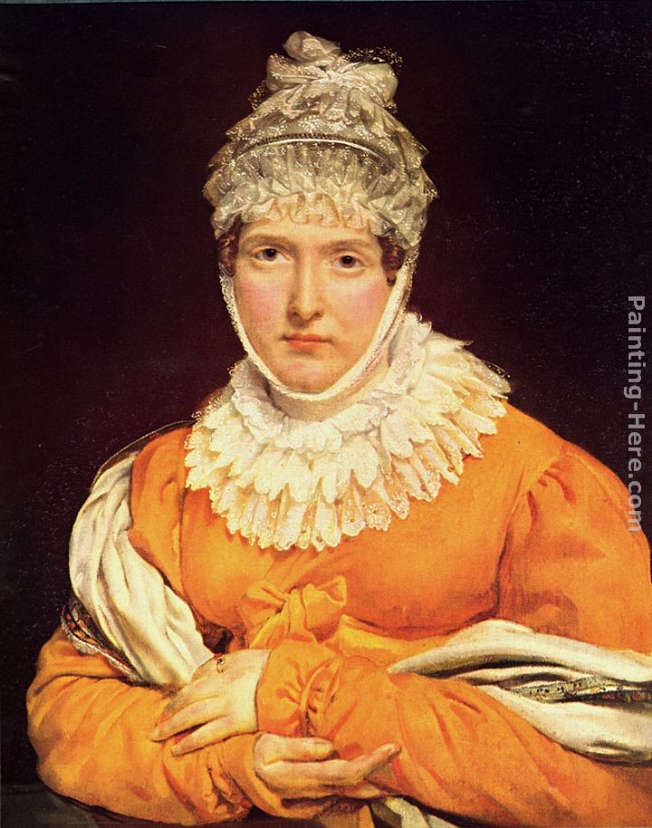 Antoine Jean Gros Portrait of Mademoiselle Recamier